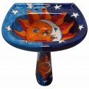 Mexican Talavera Pedestal Sink Eclipse